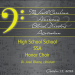 2022 (October) SC ACDA High School SSA Honor Choir – Video Download