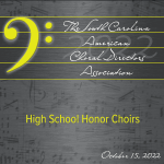 2022 SC ACDA Honor Choirs – BluRay DVD