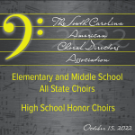 2022 SC ACDA Honor Choirs – DVD