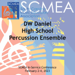 2023 SCMEA Conference – DW Daniel High School Percussion Ensemble – Digital Audio Download