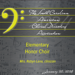 SC ACDA Elementary Honor Choir – Digital Audio Download