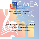 2024 SCMEA Conference – University of South Carolina Wind Ensemble – CD